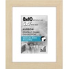 image:imageAmericanflat 8x8 Picture Frame  Matted to 5x5  Engineered Wood  White  Shatterresistant glass wall or tabletop display with included easel sawtooth hangers included secure turntab backingNatural Oak