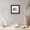 image:imageAmericanflat 8x8 Picture Frame  Matted to 5x5  Engineered Wood  White  Shatterresistant glass wall or tabletop display with included easel sawtooth hangers included secure turntab backingBlack