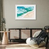 image:imageAmericanflat 8x8 Picture Frame  Matted to 5x5  Engineered Wood  White  Shatterresistant glass wall or tabletop display with included easel sawtooth hangers included secure turntab backingWhite