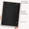 image:imageAmericanflat 8x8 Picture Frame  Matted to 5x5  Engineered Wood  White  Shatterresistant glass wall or tabletop display with included easel sawtooth hangers included secure turntab backingGrey Wood