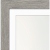 image:imageAmericanflat 8x8 Picture Frame  Matted to 5x5  Engineered Wood  White  Shatterresistant glass wall or tabletop display with included easel sawtooth hangers included secure turntab backingGrey Wood