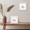 image:imageAmericanflat 8x8 Picture Frame  Matted to 5x5  Engineered Wood  White  Shatterresistant glass wall or tabletop display with included easel sawtooth hangers included secure turntab backingWhite