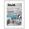 image:imageAmericanflat 8x8 Picture Frame  Matted to 5x5  Engineered Wood  White  Shatterresistant glass wall or tabletop display with included easel sawtooth hangers included secure turntab backingWhite