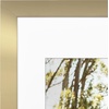image:imageAmericanflat 8x8 Picture Frame  Matted to 5x5  Engineered Wood  White  Shatterresistant glass wall or tabletop display with included easel sawtooth hangers included secure turntab backingGold