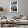 image:imageAmericanflat 8x8 Picture Frame  Matted to 5x5  Engineered Wood  White  Shatterresistant glass wall or tabletop display with included easel sawtooth hangers included secure turntab backingNatural Oak