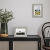 image:imageAmericanflat 8x8 Picture Frame  Matted to 5x5  Engineered Wood  White  Shatterresistant glass wall or tabletop display with included easel sawtooth hangers included secure turntab backingGrey Wood