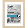 image:imageAmericanflat 8x8 Picture Frame  Matted to 5x5  Engineered Wood  White  Shatterresistant glass wall or tabletop display with included easel sawtooth hangers included secure turntab backingNatural Oak