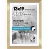 image:imageAmericanflat 8x8 Picture Frame  Matted to 5x5  Engineered Wood  White  Shatterresistant glass wall or tabletop display with included easel sawtooth hangers included secure turntab backingGold