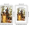 image:imageAmericanflat 8x8 Picture Frame  Matted to 5x5  Engineered Wood  White  Shatterresistant glass wall or tabletop display with included easel sawtooth hangers included secure turntab backingWhite