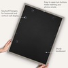 image:imageAmericanflat 8x8 Picture Frame  Matted to 5x5  Engineered Wood  White  Shatterresistant glass wall or tabletop display with included easel sawtooth hangers included secure turntab backingGrey Wood