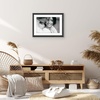 image:imageAmericanflat 8x8 Picture Frame  Matted to 5x5  Engineered Wood  White  Shatterresistant glass wall or tabletop display with included easel sawtooth hangers included secure turntab backingBlack