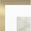 image:imageAmericanflat 8x8 Picture Frame  Matted to 5x5  Engineered Wood  White  Shatterresistant glass wall or tabletop display with included easel sawtooth hangers included secure turntab backingGold