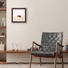 image:imageAmericanflat 8x8 Picture Frame  Matted to 5x5  Engineered Wood  White  Shatterresistant glass wall or tabletop display with included easel sawtooth hangers included secure turntab backingMahogany
