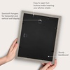 image:imageAmericanflat 8x8 Picture Frame  Matted to 5x5  Engineered Wood  White  Shatterresistant glass wall or tabletop display with included easel sawtooth hangers included secure turntab backingGrey Wood