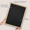 image:imageAmericanflat 8x8 Picture Frame  Matted to 5x5  Engineered Wood  White  Shatterresistant glass wall or tabletop display with included easel sawtooth hangers included secure turntab backingGold