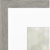 image:imageAmericanflat 8x8 Picture Frame  Matted to 5x5  Engineered Wood  White  Shatterresistant glass wall or tabletop display with included easel sawtooth hangers included secure turntab backingGrey Wood