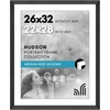 image:imageAmericanflat 8x8 Picture Frame  Matted to 5x5  Engineered Wood  White  Shatterresistant glass wall or tabletop display with included easel sawtooth hangers included secure turntab backingBlack