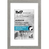 image:imageAmericanflat 8x8 Picture Frame  Matted to 5x5  Engineered Wood  White  Shatterresistant glass wall or tabletop display with included easel sawtooth hangers included secure turntab backingGrey Wood