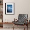 image:imageAmericanflat 8x8 Picture Frame  Matted to 5x5  Engineered Wood  White  Shatterresistant glass wall or tabletop display with included easel sawtooth hangers included secure turntab backingBlack