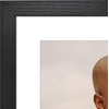 image:imageAmericanflat 8x8 Picture Frame  Matted to 5x5  Engineered Wood  White  Shatterresistant glass wall or tabletop display with included easel sawtooth hangers included secure turntab backingBlack