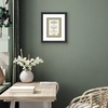 image:imageAmericanflat 8x8 Picture Frame  Matted to 5x5  Engineered Wood  White  Shatterresistant glass wall or tabletop display with included easel sawtooth hangers included secure turntab backingBlack