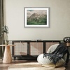 image:imageAmericanflat 8x8 Picture Frame  Matted to 5x5  Engineered Wood  White  Shatterresistant glass wall or tabletop display with included easel sawtooth hangers included secure turntab backingGrey Wood