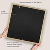 image:imageAmericanflat 8x8 Picture Frame  Matted to 5x5  Engineered Wood  White  Shatterresistant glass wall or tabletop display with included easel sawtooth hangers included secure turntab backingGold