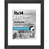 image:imageAmericanflat 8x8 Picture Frame  Matted to 5x5  Engineered Wood  White  Shatterresistant glass wall or tabletop display with included easel sawtooth hangers included secure turntab backingBlack