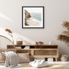 image:imageAmericanflat 8x8 Picture Frame  Matted to 5x5  Engineered Wood  White  Shatterresistant glass wall or tabletop display with included easel sawtooth hangers included secure turntab backingBlack