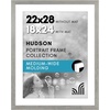image:imageAmericanflat 8x8 Picture Frame  Matted to 5x5  Engineered Wood  White  Shatterresistant glass wall or tabletop display with included easel sawtooth hangers included secure turntab backingGrey Wood