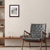 image:imageAmericanflat 8x8 Picture Frame  Matted to 5x5  Engineered Wood  White  Shatterresistant glass wall or tabletop display with included easel sawtooth hangers included secure turntab backingMahogany