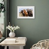 image:imageAmericanflat 8x8 Picture Frame  Matted to 5x5  Engineered Wood  White  Shatterresistant glass wall or tabletop display with included easel sawtooth hangers included secure turntab backingWhite