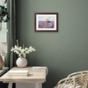 image:imageAmericanflat 8x8 Picture Frame  Matted to 5x5  Engineered Wood  White  Shatterresistant glass wall or tabletop display with included easel sawtooth hangers included secure turntab backingMahogany