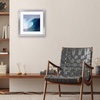 image:imageAmericanflat 8x8 Picture Frame  Matted to 5x5  Engineered Wood  White  Shatterresistant glass wall or tabletop display with included easel sawtooth hangers included secure turntab backingSilver