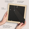 image:imageAmericanflat 8x8 Picture Frame  Matted to 5x5  Engineered Wood  White  Shatterresistant glass wall or tabletop display with included easel sawtooth hangers included secure turntab backingNatural Oak