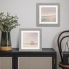 image:imageAmericanflat 8x8 Picture Frame  Matted to 5x5  Engineered Wood  White  Shatterresistant glass wall or tabletop display with included easel sawtooth hangers included secure turntab backingGrey Wood