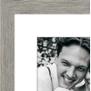 image:imageAmericanflat 8x8 Picture Frame  Matted to 5x5  Engineered Wood  White  Shatterresistant glass wall or tabletop display with included easel sawtooth hangers included secure turntab backingGrey Wood