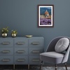 image:imageAmericanflat 8x8 Picture Frame  Matted to 5x5  Engineered Wood  White  Shatterresistant glass wall or tabletop display with included easel sawtooth hangers included secure turntab backingMahogany