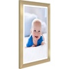 image:imageAmericanflat 8x8 Picture Frame  Matted to 5x5  Engineered Wood  White  Shatterresistant glass wall or tabletop display with included easel sawtooth hangers included secure turntab backingGold