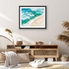 image:imageAmericanflat 8x8 Picture Frame  Matted to 5x5  Engineered Wood  White  Shatterresistant glass wall or tabletop display with included easel sawtooth hangers included secure turntab backingBlack