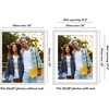 image:imageAmericanflat 8x8 Picture Frame  Matted to 5x5  Engineered Wood  White  Shatterresistant glass wall or tabletop display with included easel sawtooth hangers included secure turntab backingWhite