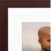 image:imageAmericanflat 8x8 Picture Frame  Matted to 5x5  Engineered Wood  White  Shatterresistant glass wall or tabletop display with included easel sawtooth hangers included secure turntab backingMahogany