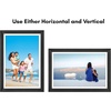 image:imageAmericanflat 8x8 Picture Frame  Matted to 5x5  Engineered Wood  White  Shatterresistant glass wall or tabletop display with included easel sawtooth hangers included secure turntab backingBlack