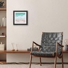 image:imageAmericanflat 8x8 Picture Frame  Matted to 5x5  Engineered Wood  White  Shatterresistant glass wall or tabletop display with included easel sawtooth hangers included secure turntab backingBlack