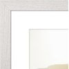 image:imageAmericanflat 8x8 Picture Frame  Matted to 5x5  Engineered Wood  White  Shatterresistant glass wall or tabletop display with included easel sawtooth hangers included secure turntab backingWhite