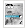 image:imageAmericanflat 8x8 Picture Frame  Matted to 5x5  Engineered Wood  White  Shatterresistant glass wall or tabletop display with included easel sawtooth hangers included secure turntab backingWhite