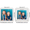 image:imageAmericanflat 8x8 Picture Frame  Matted to 5x5  Engineered Wood  White  Shatterresistant glass wall or tabletop display with included easel sawtooth hangers included secure turntab backingWhite