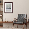image:imageAmericanflat 8x8 Picture Frame  Matted to 5x5  Engineered Wood  White  Shatterresistant glass wall or tabletop display with included easel sawtooth hangers included secure turntab backingMahogany