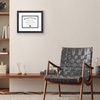 image:imageAmericanflat 8x8 Picture Frame  Matted to 5x5  Engineered Wood  White  Shatterresistant glass wall or tabletop display with included easel sawtooth hangers included secure turntab backingBlack