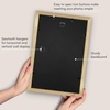 image:imageAmericanflat 8x8 Picture Frame  Matted to 5x5  Engineered Wood  White  Shatterresistant glass wall or tabletop display with included easel sawtooth hangers included secure turntab backingGold
